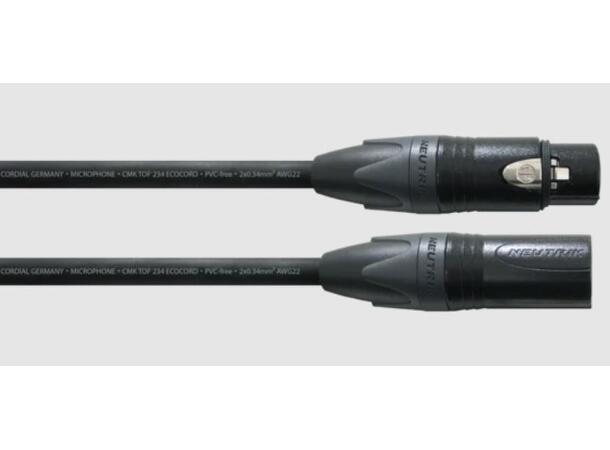 Cordial ECOCORD 3 FM 234 TOP PVC-free cable - 3 m 