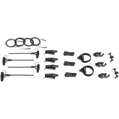 DPA 4099 CORE Rock Touring Kit u/peli 4 Mics and accessories, Extreme SPL