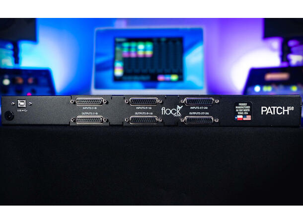 Flock Audio PATCH SE Analog,fjernstyrbar 24 (12x12) Leveringsklar ca. Juni 2026 