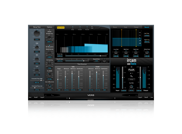 Flux Ircam Verb V3 Acoustics Reverb Room acoustics /reverberation processor