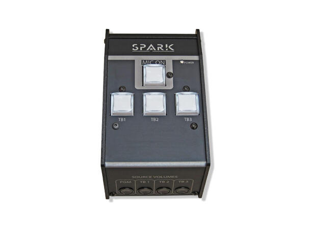 Glensound SPARK 3 Dante kommentator boks commentary 3x talkback in/ut 1 user 