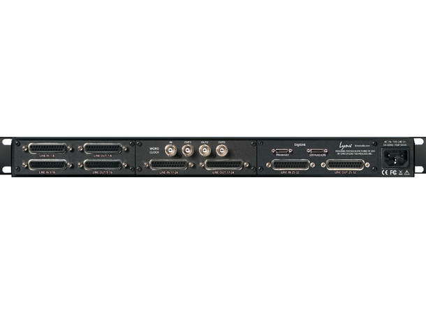 Lynx Aurora(n) 32 HD2 DigiLink Mini 32-channel 24-bit/192 kHz AnalogI/O 
