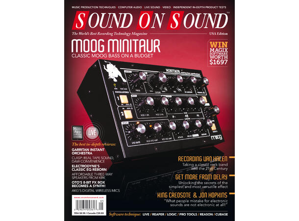 Moog Minitaur Bass Synthesizer Monofonisk Analog Bass Synthesizer 