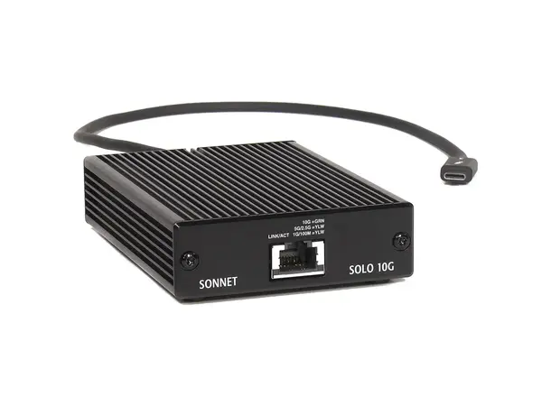 Sonnet Solo 10G Tb3 Network Thunderbolt 3 adapter 