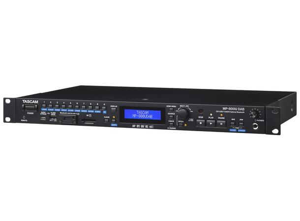 Tascam MP-800UDAB Media Player SD/USB, DAB/FM Tuner, Bluetooth, USB DAC 