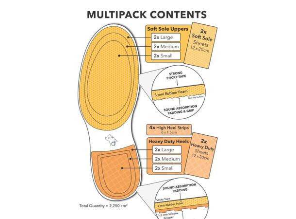 URSA Soft Soles & Heavy Duties Multipack - Black 