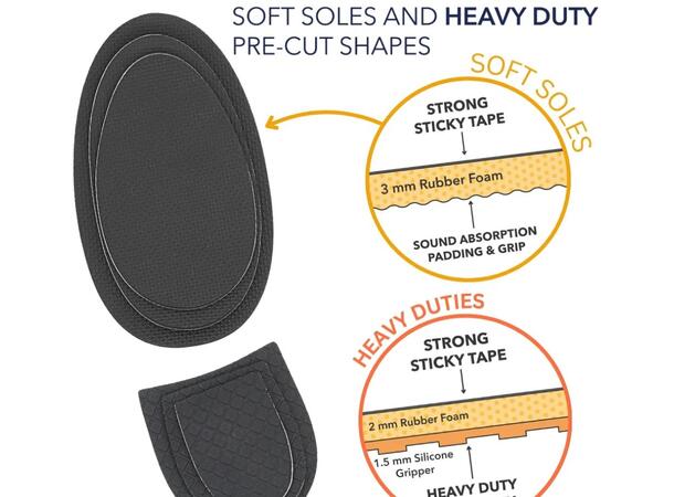 URSA Soft Soles & Heavy Duties Multipack - Black 