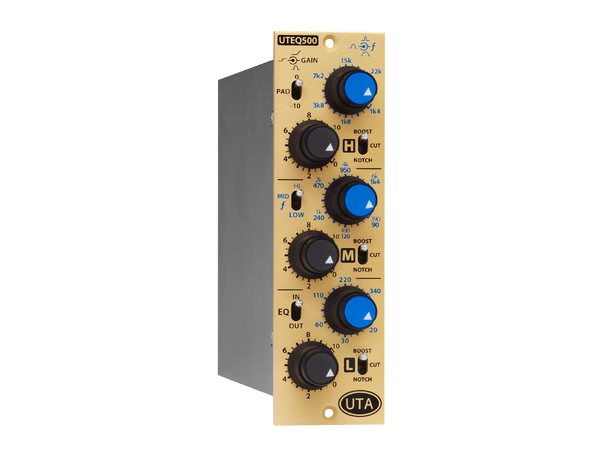 UnderToneAudio UTEEQ500 3 bånds EQ 500 Legendarsik 3 bånds EQ i 500 format 