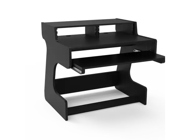 Zaor Miza 49 FLEX Anniversary 3 level desk, 6 RU, 49 key draw, Black 