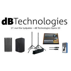 17. mai Klar Lydpakke – dB Technologies OPERA 10