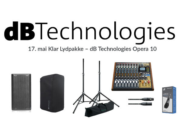 17. mai Klar Lydpakke – dB Technologies OPERA 10 