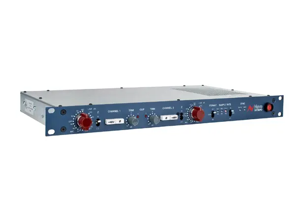 AMS NEVE 1073DPD DUAL MIC PREAMP UNIT WITH DIGITAL OUTPUT 