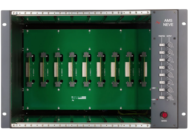 AMS NEVE 8-SLOT 80-series RACK 8-MODULE, 7U RACK (EMPTY) 