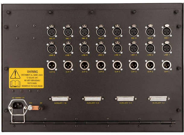 AMS NEVE 8-SLOT 80-series RACK 8-MODULE, 7U RACK (EMPTY) 