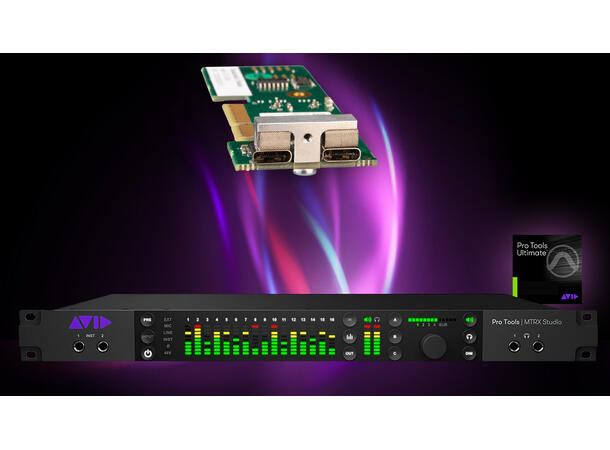 AVID MTRX Studio Lydkort TB3-BUNDLE Pakkepris med TB3 kort og PT ULTIMATE 