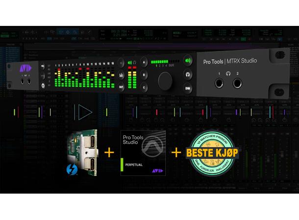 AVID MTRX  Studio Lydkort TB3-PT-BUNDLE Kampanje: TB3 kort & PT STUDIO Perpetual 