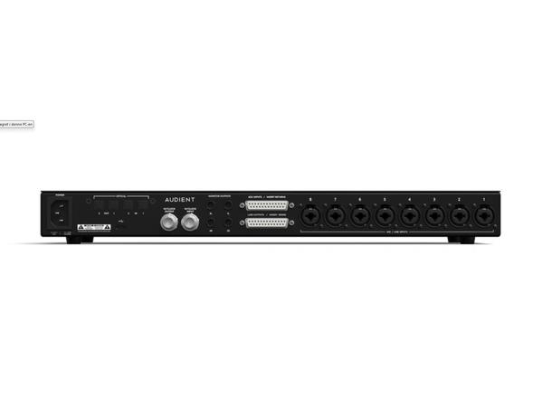 Audient iD48 -24in/32out Audio Interface 8 x Class-A Audient Console Mic Preamps 