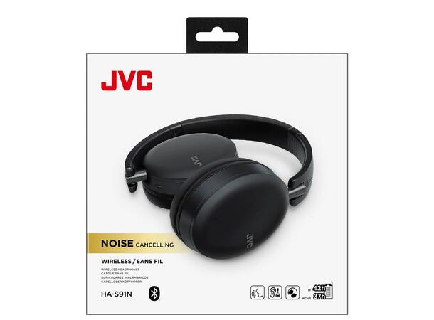 JVC Hodetelefoner Over-Ear Svart ANC HA-S91N 