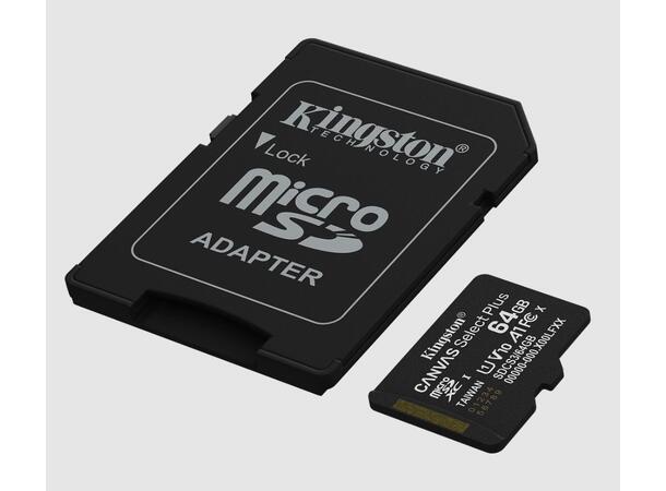 Kingston Canvas Select Plus Gen3 microSD 64GB 