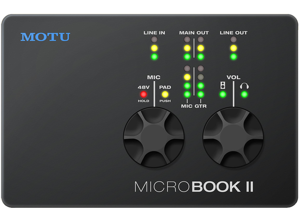 MOTU MicroBook IIc USB2 Audio Interface, bordmodell