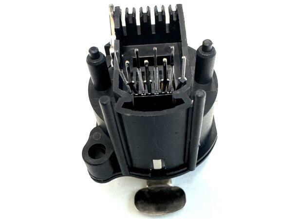 Neutrik modular Ethercon VERT PCB sort RJ45, Ethercon,  NE8FAV 