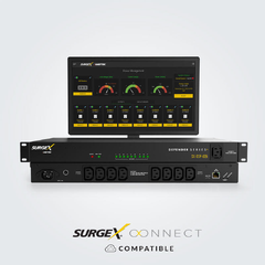 SurgeX Defender+ SX-DSP-109i IEC C14 - 10amp IEC C13 x9