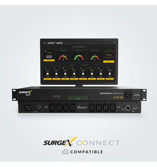 SurgeX Defender+ SX-DSP-109i IEC C14 - 10amp IEC C13 x9