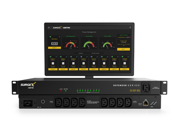 SurgeX Defender+  SX-DSP-169i IEC C20 - 16amp IEC C13 x9 