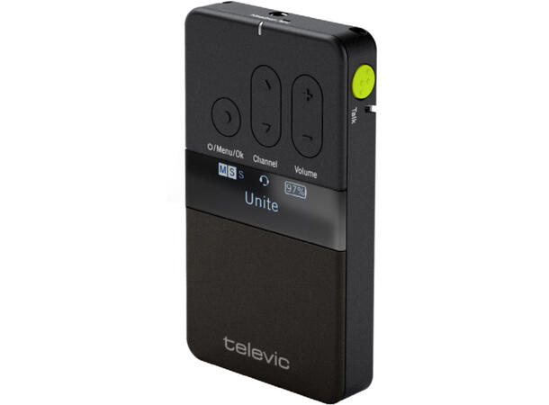 Televic Unite RP-T digital mottaker med mikrofon. DECT 