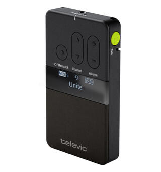Televic Unite RP-T digital mottaker med mikrofon. DECT