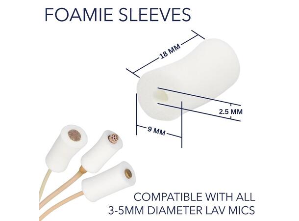 URSA Foamie Sleeves - White White - Pack of 12 