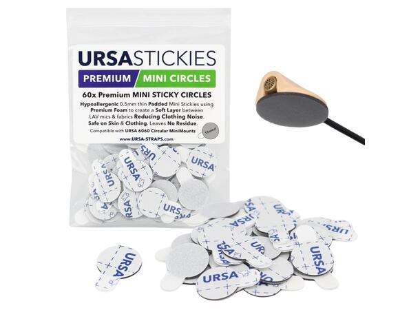 URSA Premium Mini Sticky Circles Pack of 60 