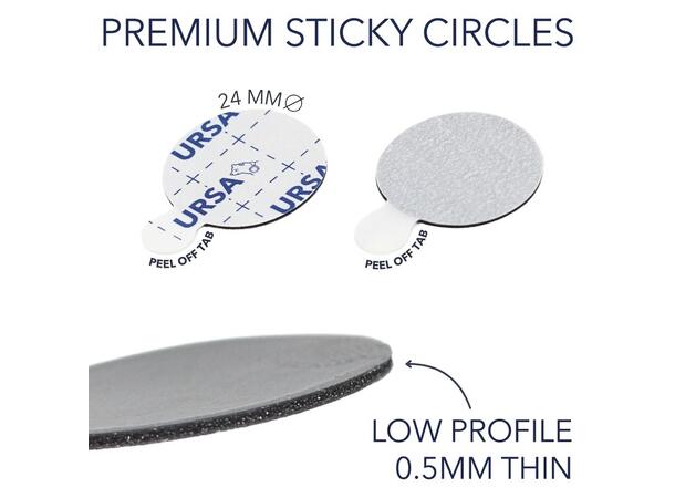 URSA Premium Sticky Circles Pack of 60 