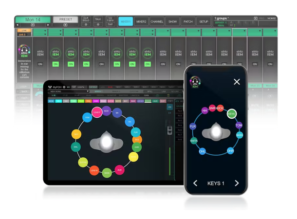 Waves eMO IEM Immersive In-Ear mixer for LV1 