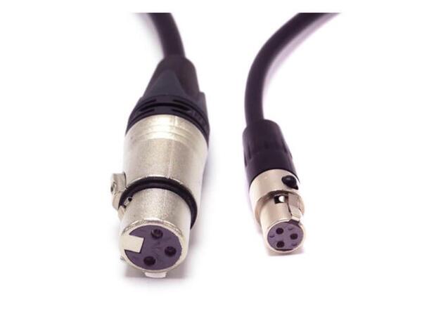 Wisycom CAM50-22 XLR-kabel TA3-F - 3PinXLR-F, 60 cm. 