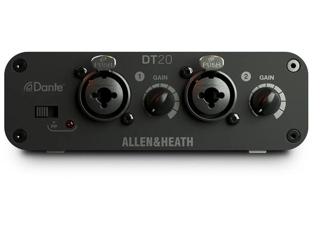 A&H DT20X Dante Output Interface 2 in no hardware inc PSU 