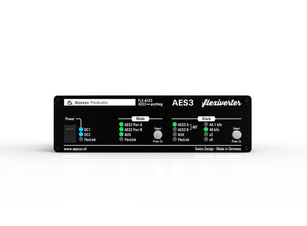 Appsys Flexiverter AES3 16x16 I/O, up to 192kHz 