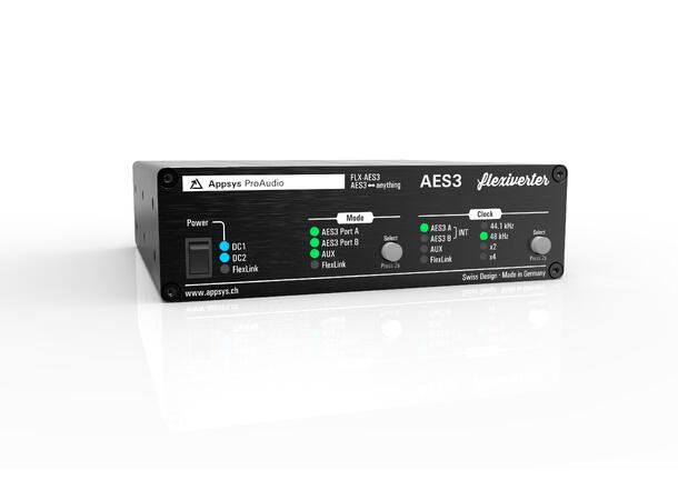 Appsys Flexiverter AES3 16x16 I/O, up to 192kHz 