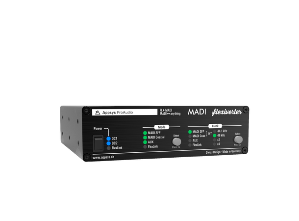 Appsys Flexiverter MADI 128x128 channel MADI I/O, 1x BNC, 1x SFP 