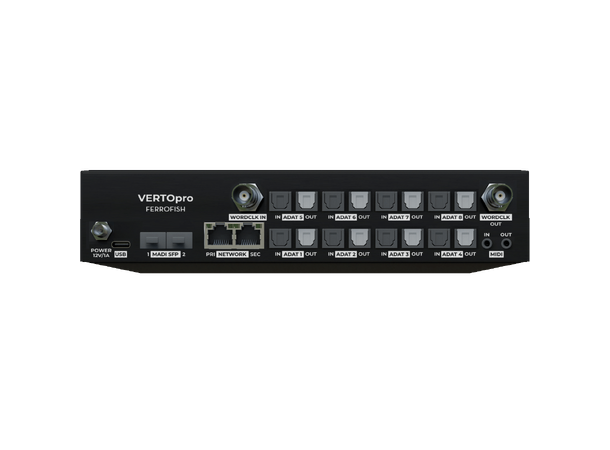FERROFISH VertoPRO 64 Dante Konverter 64-Kanal ADAT<>Dante Converter 