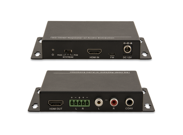 FS HDMI Audio De-embedder HDMI in - HDMI + RCA + COAX +BAL.Audio 