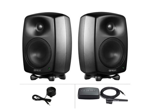 Genelec 8330AM-Pack. 2x8330 GLM kit + 9310AM vol. Black. 
