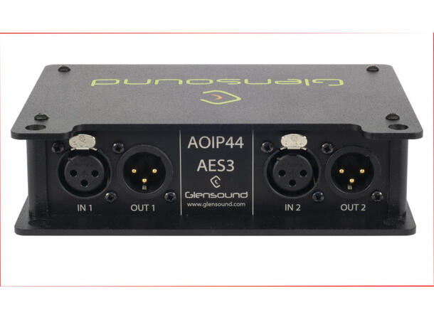 Glensound AoIP44 AES3 AES3 interface for Dante/ AES67 