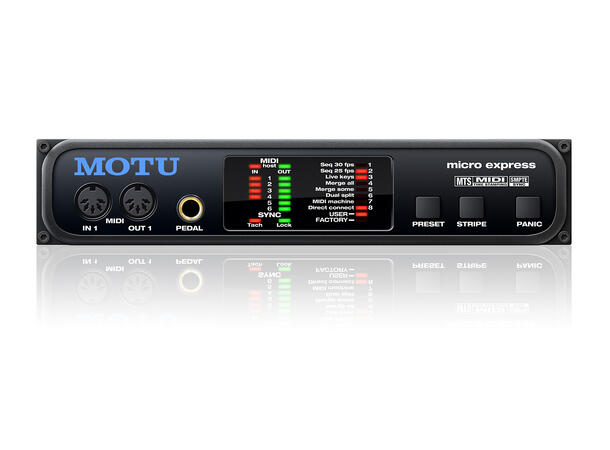 MOTU Micro Express 4-in/6-out MIDI interface with SMPTE
