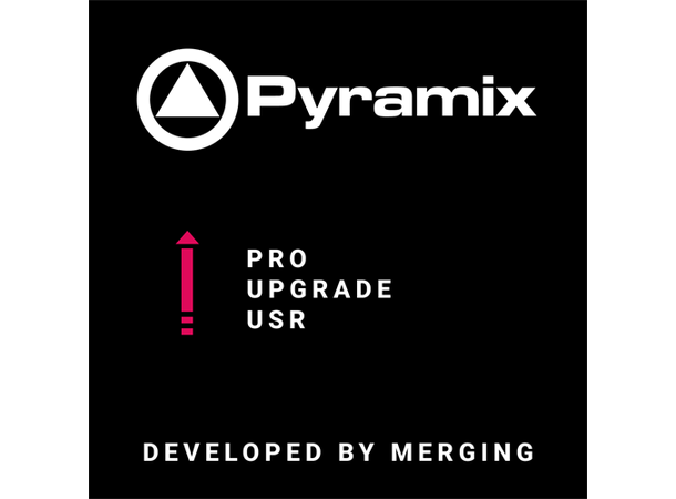 Merging Upgrade USR Pyramix PRO Oppgradering en versjon opp, enkel 