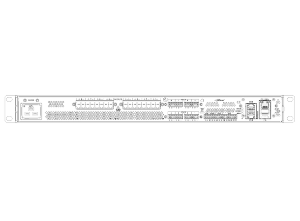 Powersoft Unica 8T 8-Channel Amplifier Platform for Touring 