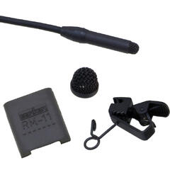 Sanken COS-11DR Black Shure TA4F for Shure transmitter/1.8m