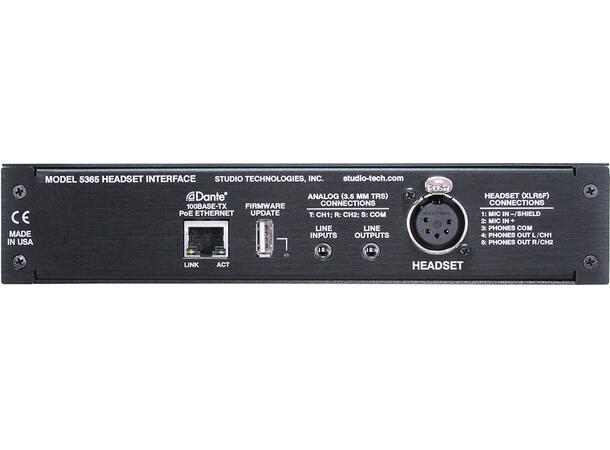 Studio Technologies Model 5365 Headset Interface 