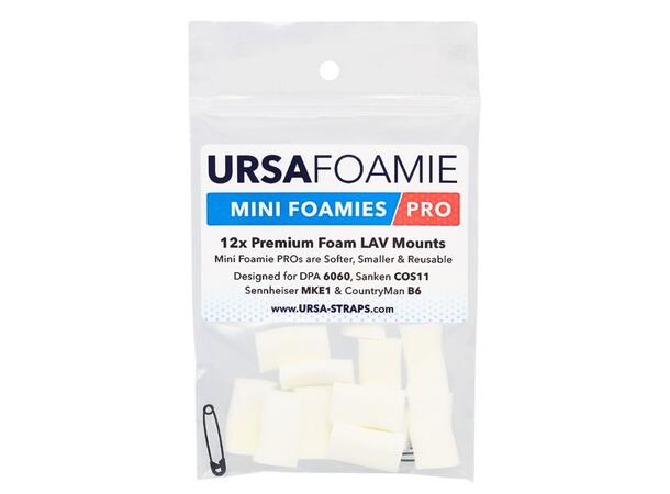 URSA Mini Foamie Pro 12 Pack - White White - Mini - Pack of 12 