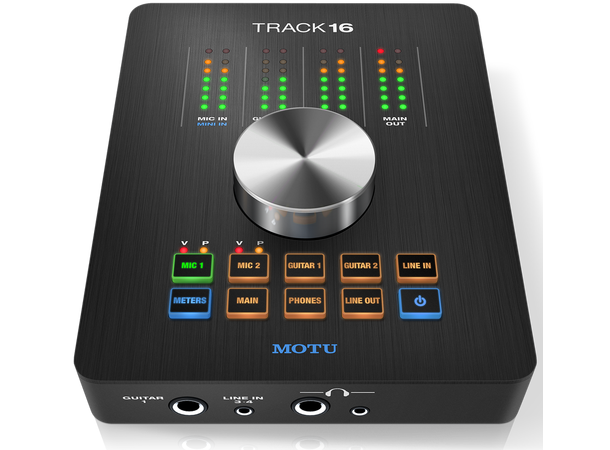 MOTU Track16 Desktop lydkort USB2/FW Lydkort med 16 inn/14 ut+MIDI
